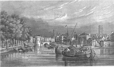 Utrecht - de Weerdpoort en de Oude Rijn